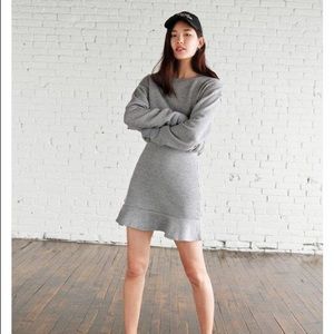 Express Gray Sweat Dress